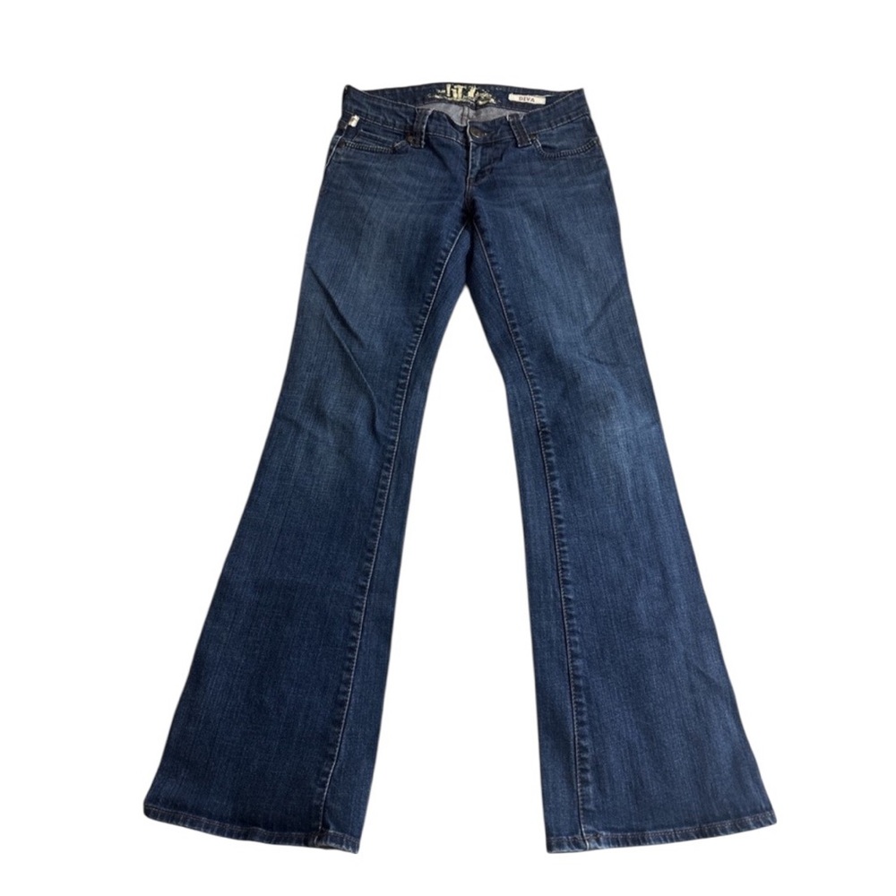 !iT Los Angeles Denim Blue‎ Jeans Womens 27 Reg Diva Bootcut 1112